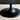 Flute Table Leg Black Oval XL