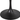 Flute Table Leg Black Round Dia 60