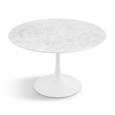 Ronde witte marmeren tulp eettafel – Ditto Design