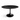 Flute Tulp Eettafel Zwart Marmer Rond