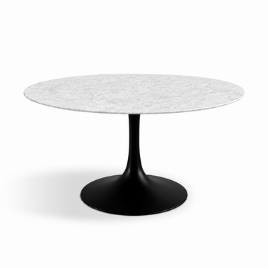 Flute Eettafel Wit Marmer Rond
