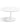 Ronde witte tulp eettafel (MDF) – Ditto Design