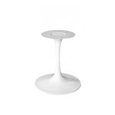Witte ronde tafelpoot van Ditto Design met diameter 65 cm, geschikt voor tafelonderstellen.