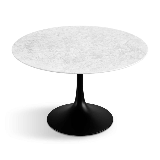 Tulp tafel marmer 120 cm rond – Marmeren Tulp