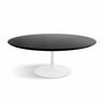 Ovale zwarte tulp eettafel (MDF) – Ditto Design