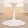 Witte ovale tulp tafelpoot XL (onderstel) – Ditto Design