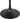 Tulp tafelpoot rond Dia 65 – Zwart – Marmeren Tulp